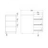 Komoda Simplicity 237 jackson hickory