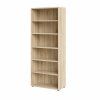 Knihovna Office 80400/102 dub sonoma/sklo