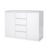Komoda Simplicity 236 bílý lesk