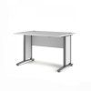 Psací stůl Office 80400/70 bílá/silver grey
